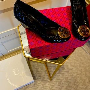 Tory Burch black wedge